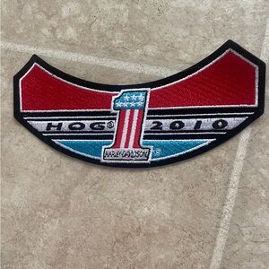 HARLEY DAVIDSON MOTORCYCLE HOG 2010 JACKET VEST EMBROIDERED PATCH
